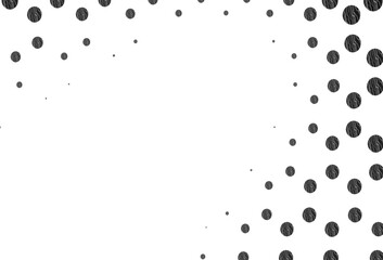 Light silver, gray vector template with circles.