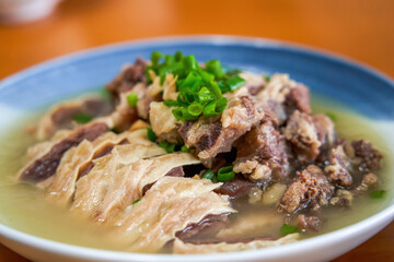Delicious classic Cantonese dish, beef brisket in clear soup