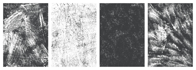 Abstract dark set textures monochrome