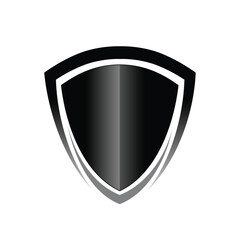 Shield shape frame for logo template