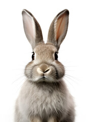 Obraz premium white rabbit isolated on white