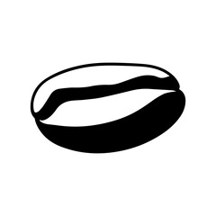 Coffee bean vector icon