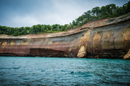 Pictured Rocks National Lakeshore in Michigan.