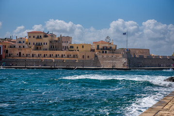 Firka Venetian Fortress in the Old Venetian Port of Chania