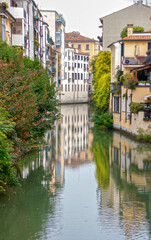 historical center of Padua in Veneto region