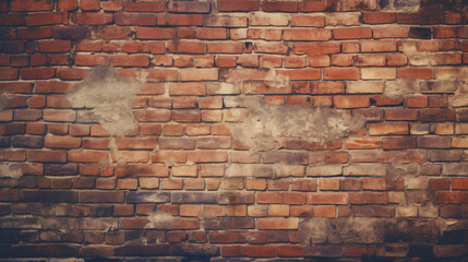 Vintage brick wall.