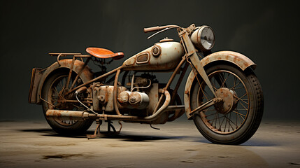 Obraz na płótnie Canvas Vintage motorbike