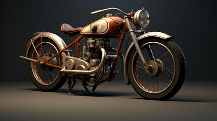 Vintage motorbike