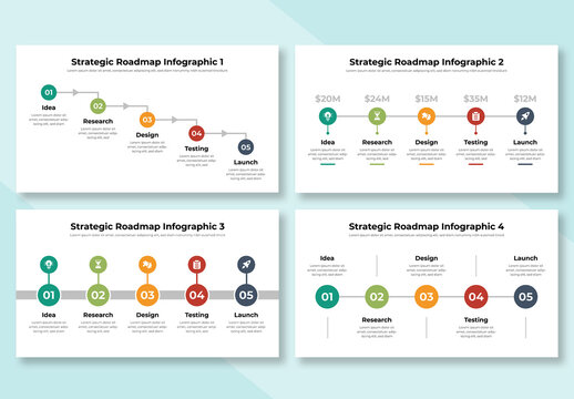 Strategic Roadmap Infographic Design