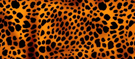 Fototapeten Leopard skin background heated and seamless © 2rogan