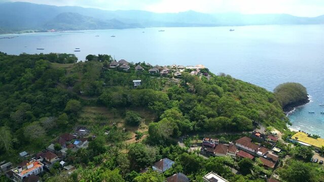  Balinese hinterland (Asia, Indonesia, Bali). One of the most beautiful islands on the Asian continent. Small and typical villages, temples, culture and diving.