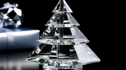 glass toy Christmas tree