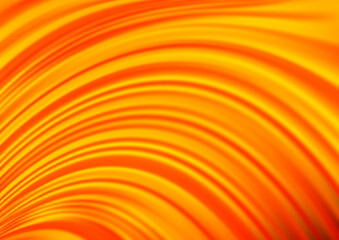 Light Orange vector pattern with liquid shapes. Colorful abstract illustration with gradient lines. Pattern for your business design.