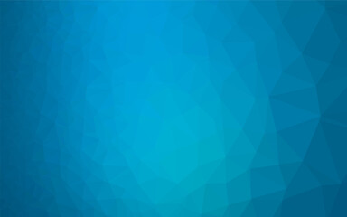 Fototapeta premium Light BLUE vector abstract mosaic backdrop. Shining colored illustration in a Brand new style. Triangular pattern for your business design.