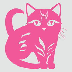 Cute Cat Vector Art Design
