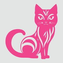 Cute Cat Vector Art Design