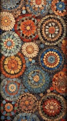 colorful mandala ornament background