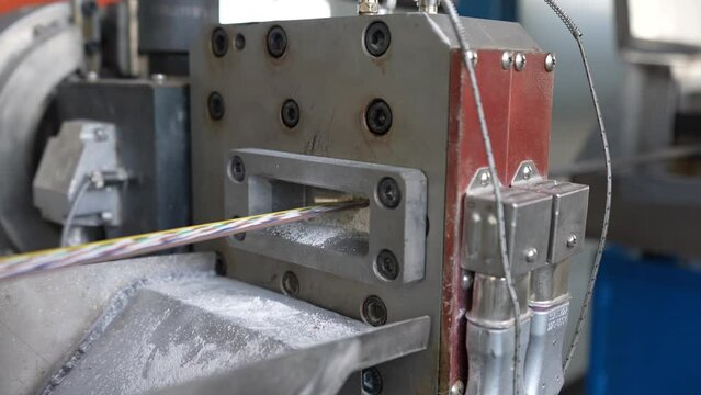 Extrusion lines are designed for the production of power and control cables with copper and aluminum conductors in plastic insulation and sheath. Cable extrusion production process. 
