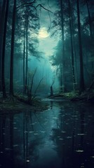 Obraz premium fantasy forest