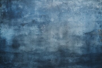 Obraz na płótnie Canvas Grunge-Style Plaster Texture in Dark Blue Tones: Background Image