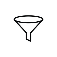 Funnel Icon Vector Design Illustration