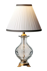 a table lamp isolated on a transparent white background PNG