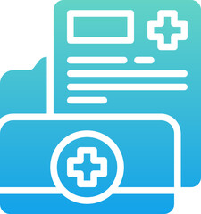 Obraz premium Medical Record Icon