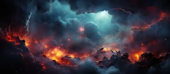 Foto op Canvas Nebula and galaxies in space. © nahij