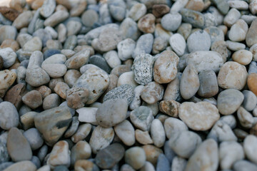 Textured photo of sea stones