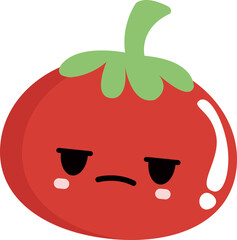 Set of cute vegetables