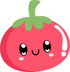 Set of cute vegetables