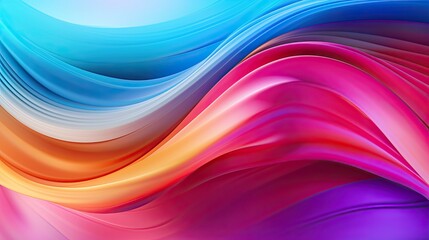 Abstract wave background with vibrant colors