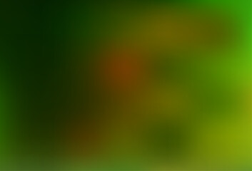 Light Green, Yellow vector abstract blurred pattern.
