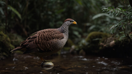 Grouse bird isolated in Forest wild life safari pigeon quail duck