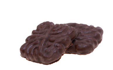 Croatian chocolate cookies isolated