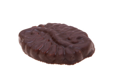 Croatian chocolate cookies isolated