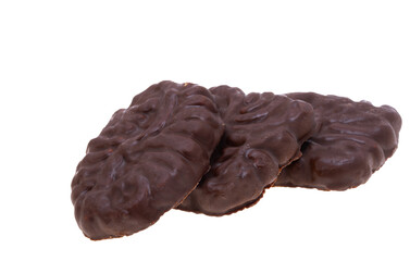 Croatian chocolate cookies isolated