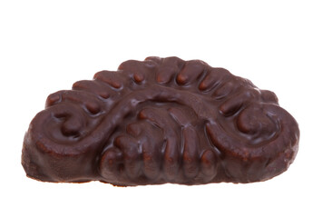 Croatian chocolate cookies isolated