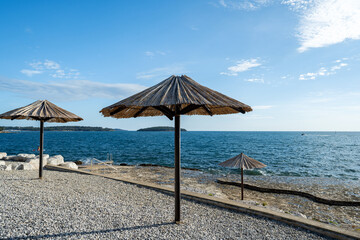 seascape in Croatia on a sunny day