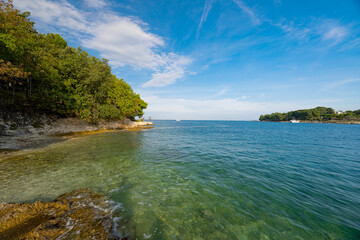 seascape in Croatia on a sunny day