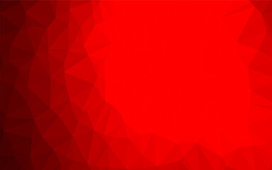 Light Red vector abstract polygonal texture. A vague abstract illustration with gradient. Template for a cell phone background.