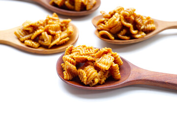 Klong Klang Krob, Thai caramelized crisps sweet dessert