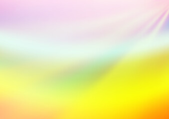 Light Multicolor, Rainbow vector abstract blurred background. Colorful illustration in blurry style with gradient. A new texture for your design.