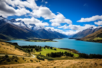 lake in the mountains