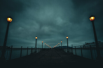 The Pier 7 in a Dark Mood - San Francisco, California