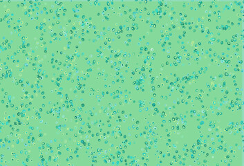 Light Green, Yellow vector backdrop with dots.
