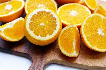 Fresh orange fruit, high vitamin c