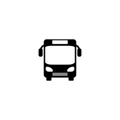 Bus icon isolated on transparent background