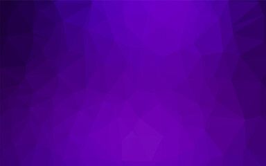 Obraz premium Dark Purple vector low poly layout. Colorful illustration in abstract style with gradient. Polygonal design for your web site.