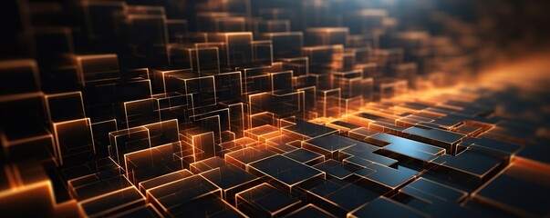 Digital backdrop with applications in technology, neural networks, AI, digital storage, audio and visual formats, scientific research, education, etc.